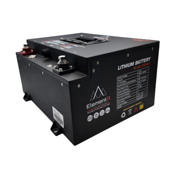 E3 12.8V 200Ah Seat Base Pro Lithium Battery