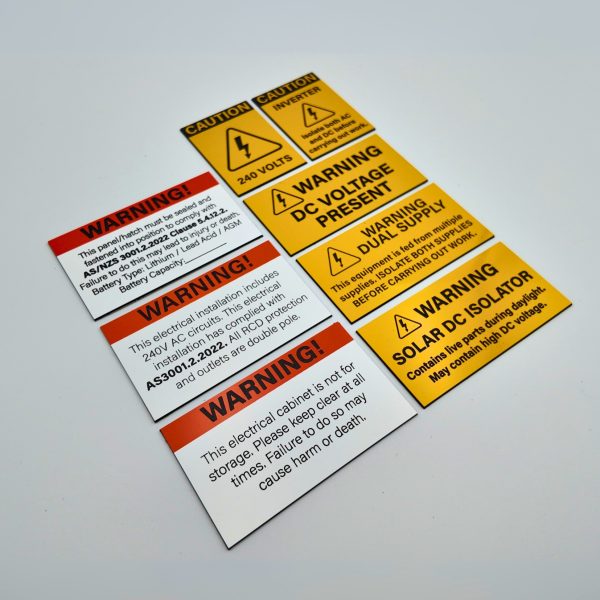 E3 AS3001 Extended Label Kit