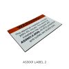 E3 AS3001 Extended Label Kit