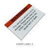 E3 AS3001 Extended Label Kit
