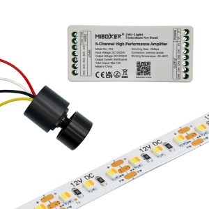Tri-Colour LED Strip Dimmer Kit with Repeater