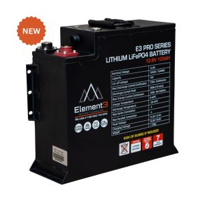 E3 12.8V 105Ah Slimline Pro Lithium Battery